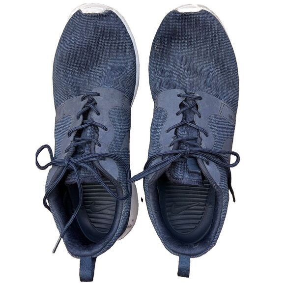 Nike Other - Nike Roshe One Knit Jacqard Navy Blue 11.5 Running Shoes Sneakers 777429-402